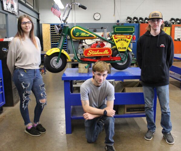 JVS class updates Shrine Club bike